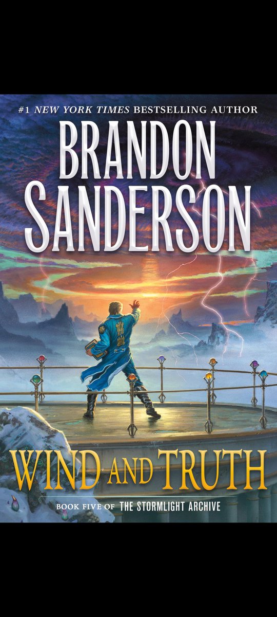 williamgallego's tweet photo. Wind and Truth is probably the greatest ending to a book series/arc i have ever read.  I will never stop recommending the Stormlight Archive series. https://t.co/SBIa7zdP90