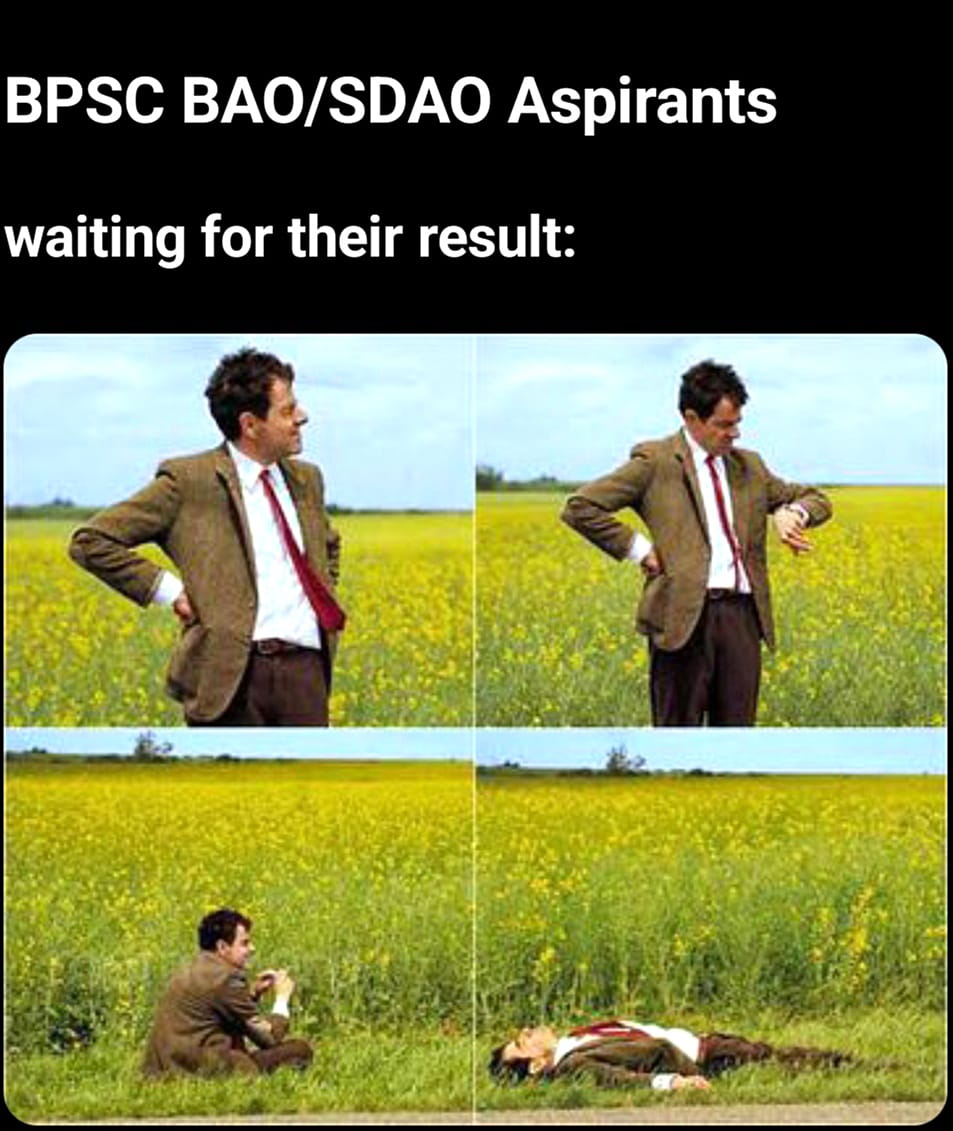 sobhitsapru's tweet photo. #Publish_BPSC_BAO_SDAO_Result
@mangalpandeybjp
मंत्री जी आपके द्वारा बताया गया था  कृषि विभाग में नए अधिकारी आएंगे और उनको ज्वाइनिंग लेटर दिया  जाएगा लेकिन अभी तक SDAO/BAO का परिणाम तक नहीं दिया गया 
आपसे अनुरोध है हमारे रिजल्ट को ध्यान में  ले जिसे जल्दी से जल्दी रिजल्ट घोषित हो https://t.co/OJtPn86HX4