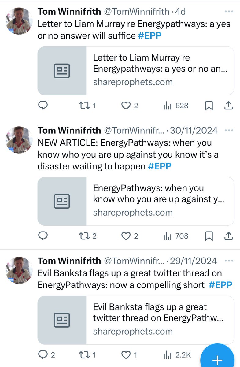 AIM_Sheriff's tweet photo. @TheFCA IT MIGHT BE WORTHWHILE CHECKING OUT THE TRADING/SHORTING ANTICS OF THIS CREW RE #EPP
CHECK ALSO THE GROUPS ACTIVITIES RE #HEMO #ARB #PREM #GEX #COPL
I HAVE MADE THE REPORT FORMAL VIA EMAIL AND ACTION FRAUD. SCREENSHOTS FORWARDED VIA WETRANSFER (THERE ARE A LOT!) https://t.co/S6SjB4BDJx