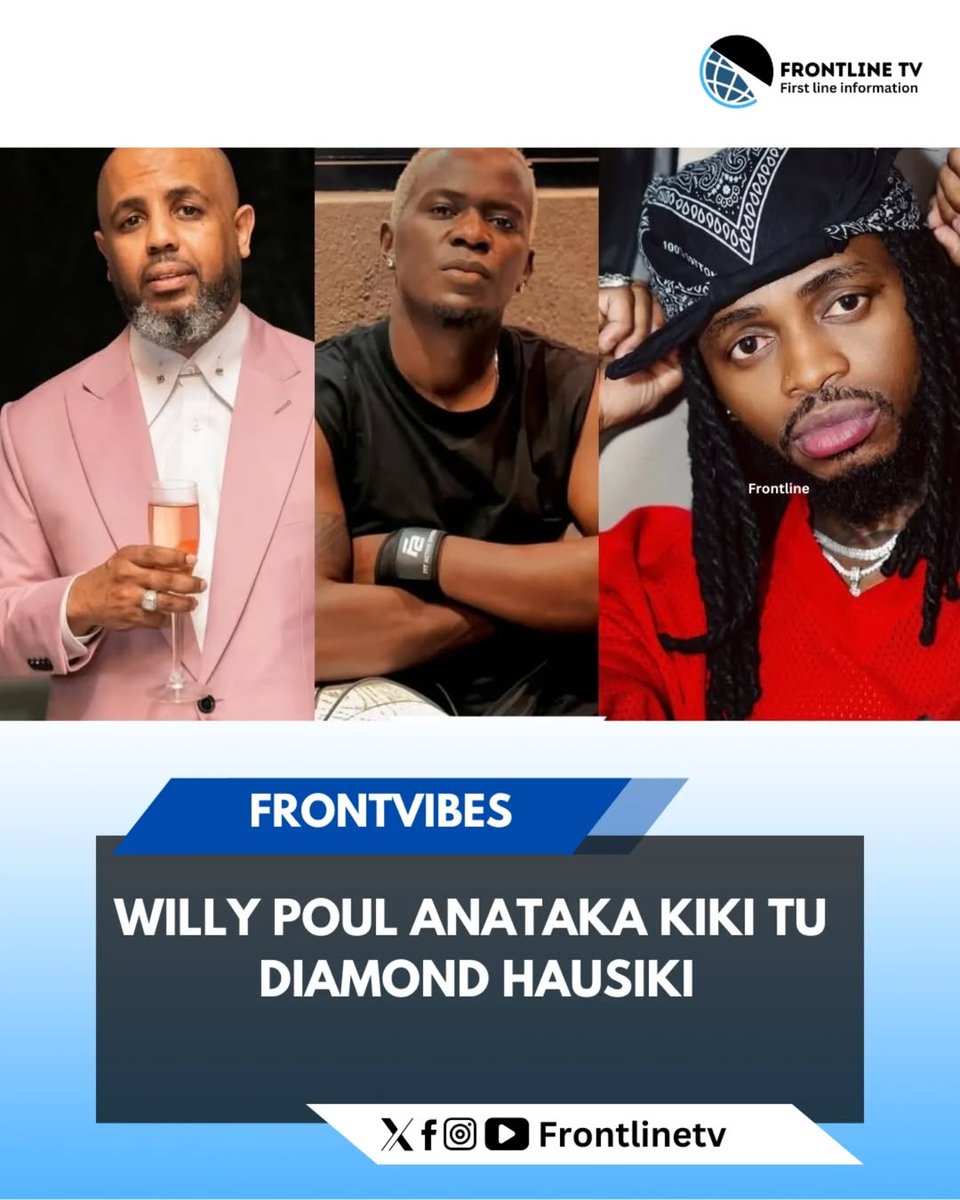 frontline_tv's tweet photo. Meneja wa @diamondplatnumz @sallam_sk amefunguka kuwa swala la Diamond Kutoimba kwenye tamasha la #FurahaFestival usiku wa jana ni maswala ya WCB na waandaaji wa show sio sababu kuwa #WillyPaul alilazimisha kupanda kabla ya Diamond
. https://t.co/oKvR8Fv9J7