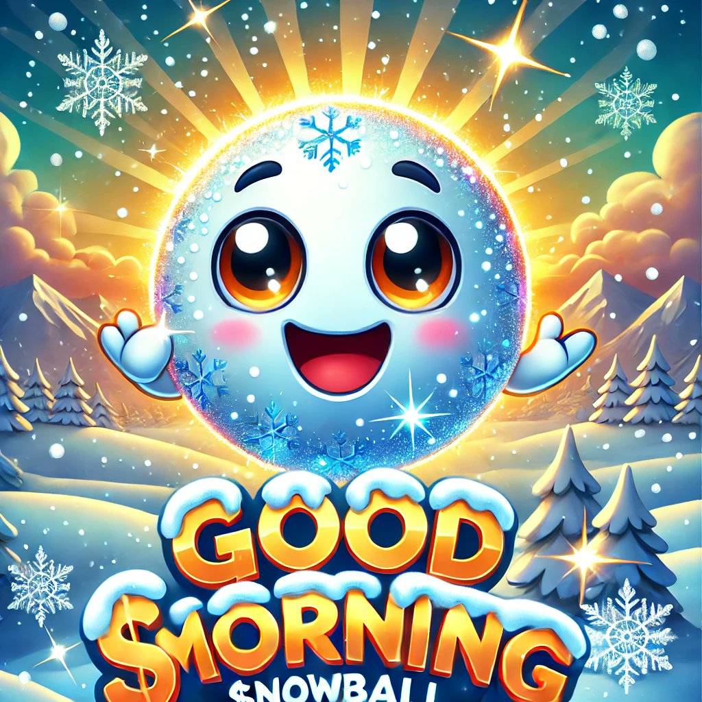 SnowBallADA's tweet photo. ☀️❄️ GM, Snowball Fam!

A new day, new goals, and more momentum to build! 🌨️ Let’s keep rolling stronger, faster, and unstoppable – one frosty step at a time. 🚀

Make today count, because this Snowball isn’t slowing down! 💪

#SnowBall #SNBAL #GoodMorning #Cardano https://t.co/SYiz4VGrTi