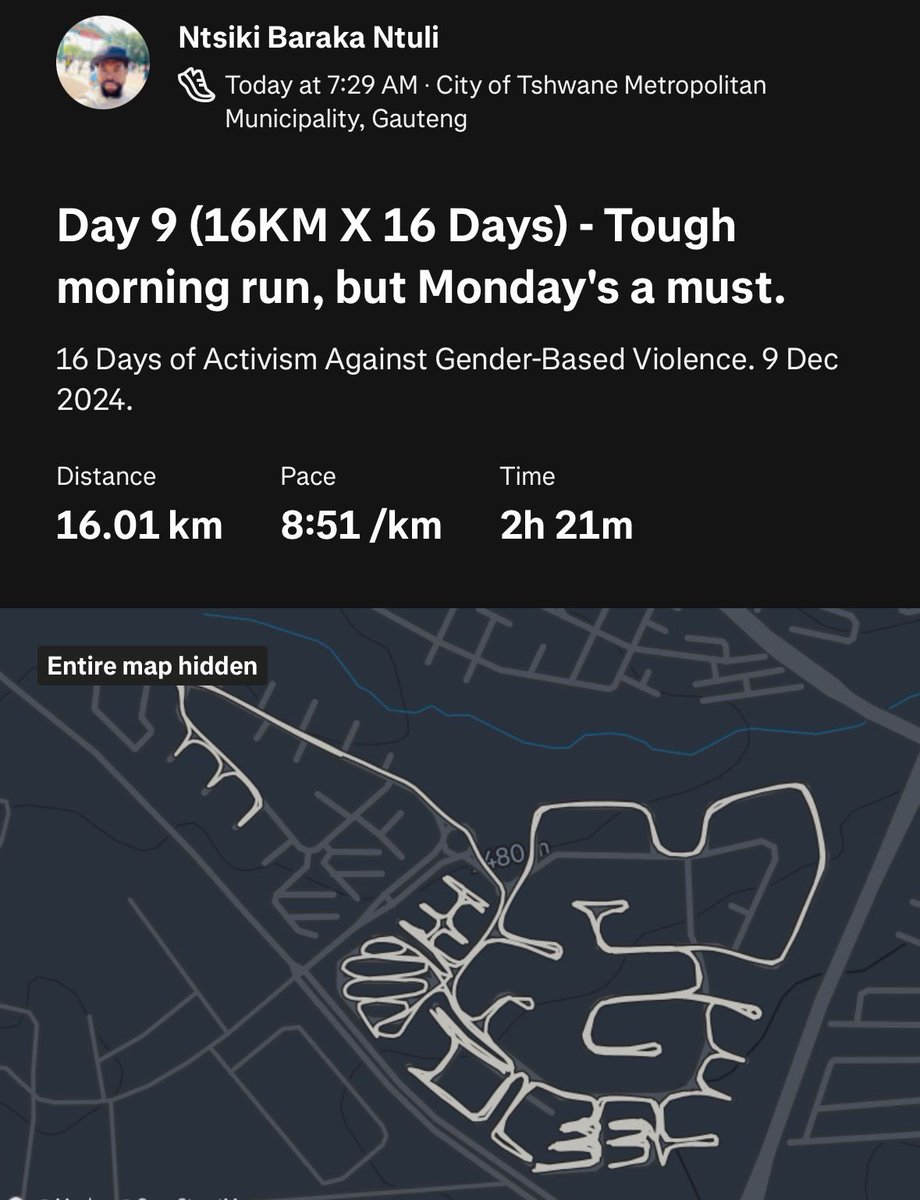 _NtsikiBaraka_'s tweet photo. Be the change. Choose respect🏃🏾‍♂️✅.#KeDezembaChallenge
#16DaysAgainstGBV #GBV #WorldAIDSDay
#LiveLifewithVitality #aQuelleViV #IChoose2BActive
#ComradesMarathon2025 #Welkom #RunningWithTumiSole #FetchYourBody2024
#RunningIsAddictive #RunYourOwnRace https://t.co/msdFtHTz4c