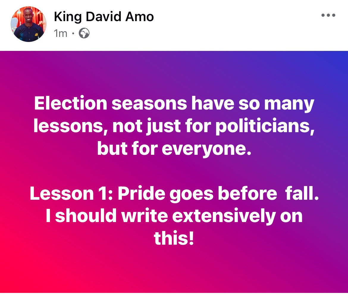 King David Amo🇬🇭 (@KingDavidAmo) / Posts / X