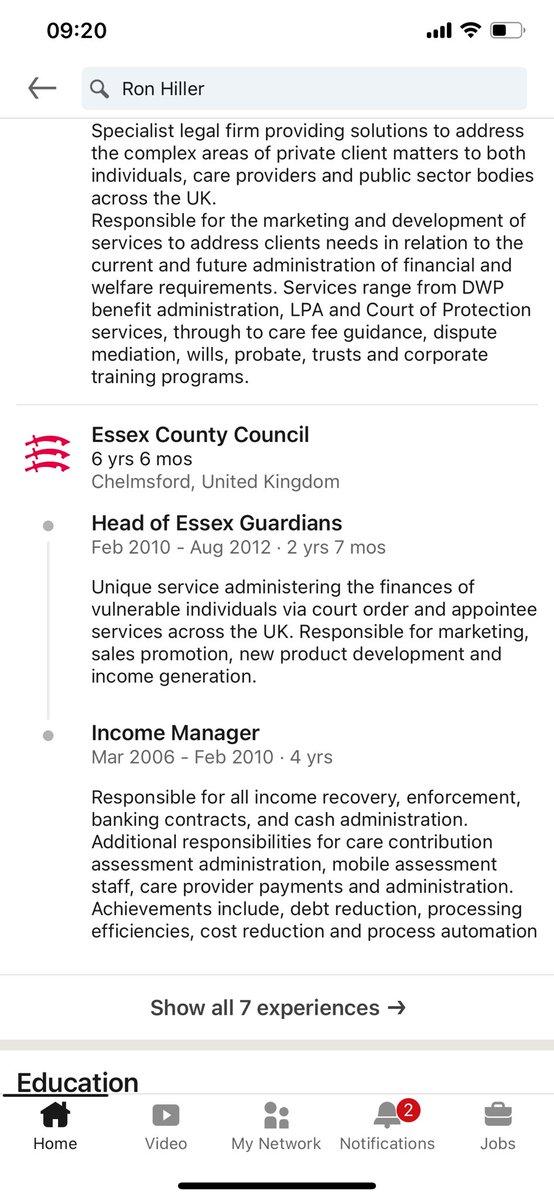 elthri's tweet photo. Looks like @ron_hiller of @CraybeckLaw, learnt his craft while working for @Essex_CC, maybe it’s time the council take a look at his old case records for any signs of impropriety… https://t.co/Hk7oY8UP2t