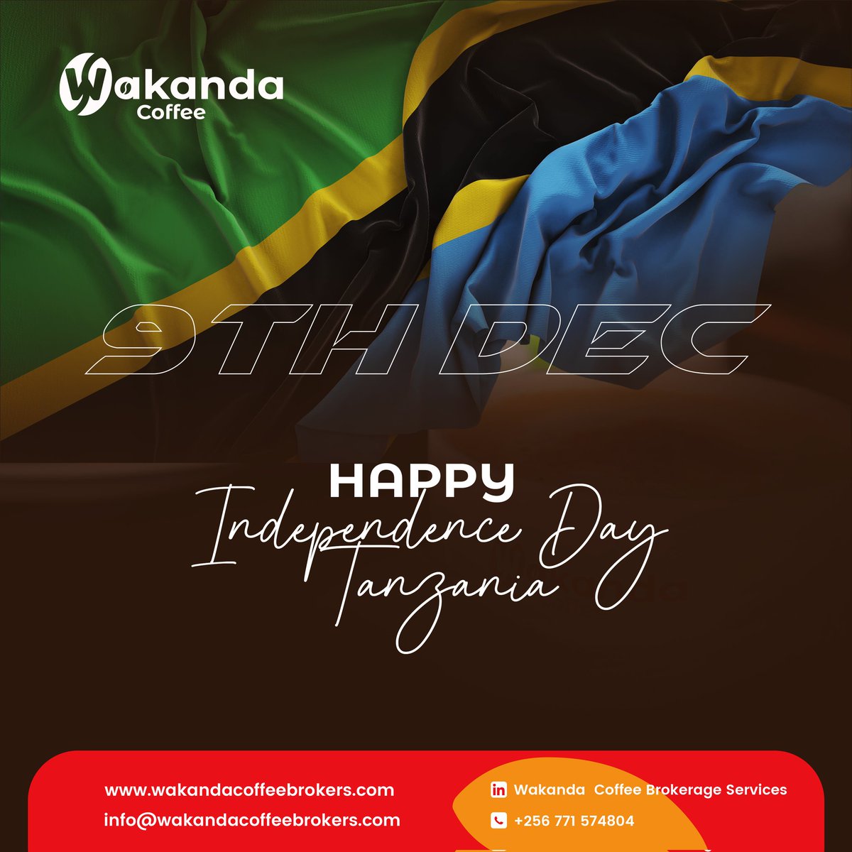joabcoffeexz's tweet photo. A Beautiful Tribute to Tanzania's Independence Day.
Today, we at Wakanda Coffee Brokerage Services join the people of Tanzania in celebrating the strength, resilience, and beauty of this great nation on its Independence Day.
https://t.co/sQ4NYi0P1g https://t.co/B8CXKWRQmZ