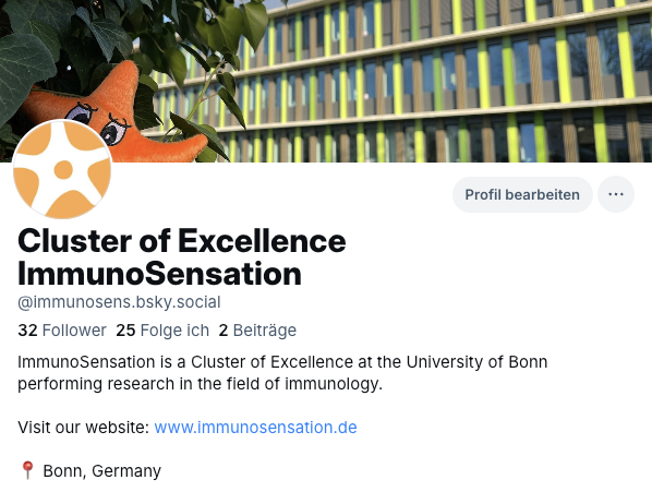 We have an official ImmunoSensation account on Bluesky! 🦋

Follow us and stay updated on all our news: bsky.app/profile/immuno…