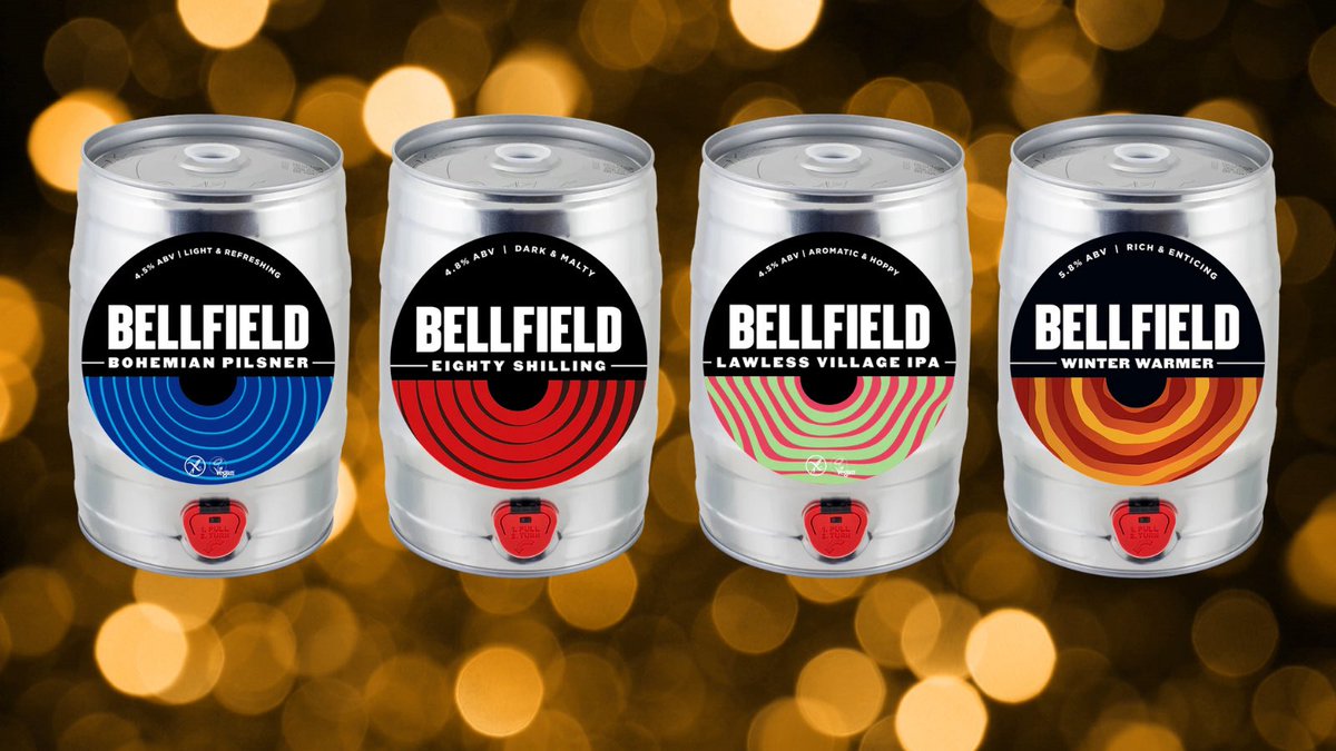 🚨Perfect for your Christmas parties &amp; the perfect gift! Our 5 litre mini kegs &amp; casks are going FAST. We’ve got a great range of beers this year. Get yours ordered now.

👉 bit.ly/BellfieldMini2… 🍻

#Christmas2024 #glutenfree