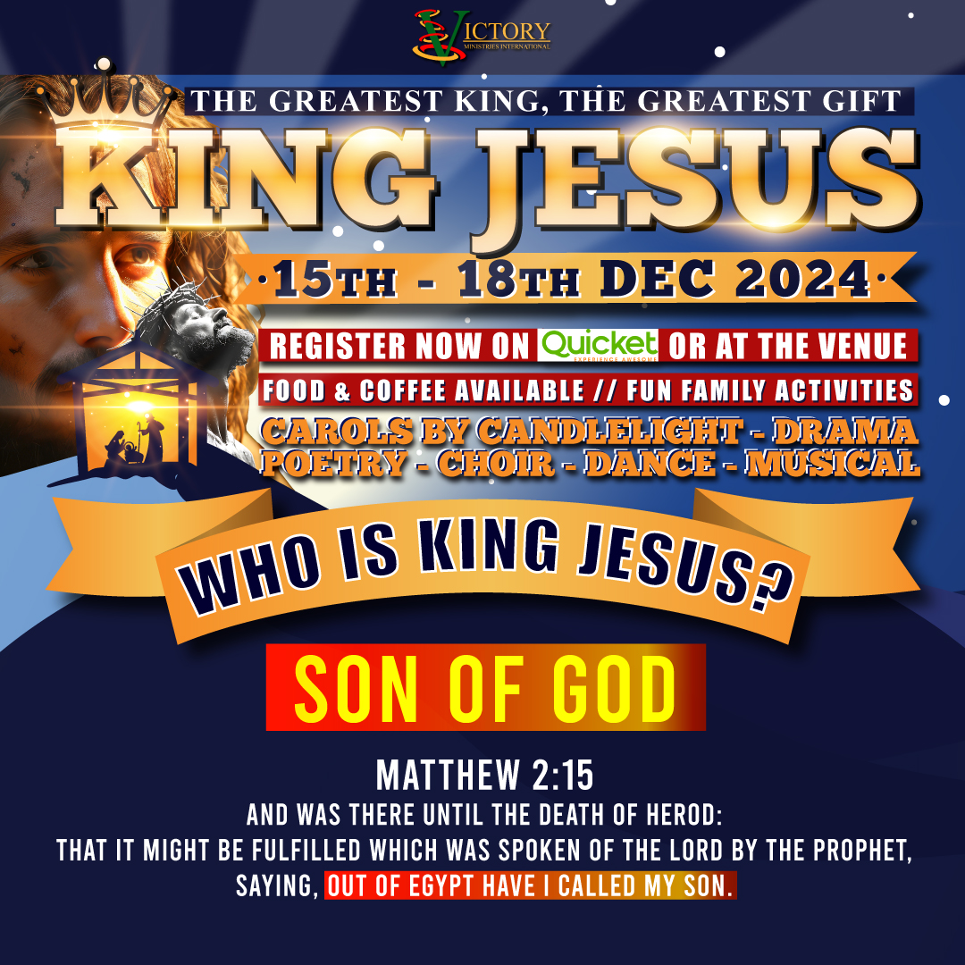 𝐖𝐇𝐎 𝐈𝐒 𝐊𝐈𝐍𝐆 𝐉𝐄𝐒𝐔𝐒?👑❓
𝐒𝐎𝐍 𝐎𝐅 𝐆𝐎𝐃 ✨🙏

📖 𝐌𝐀𝐓𝐓𝐇𝐄𝐖 𝟐:𝟏𝟓
"And was there until the death of Herod: that it might be fulfilled which was spoken of the Lord by the prophet, saying,  𝐎𝐮𝐭 𝐨𝐟 𝐄𝐠𝐲𝐩𝐭 𝐡𝐚𝐯𝐞 𝐈 𝐜𝐚𝐥𝐥𝐞𝐝 𝐦𝐲 𝐒𝐨𝐧.