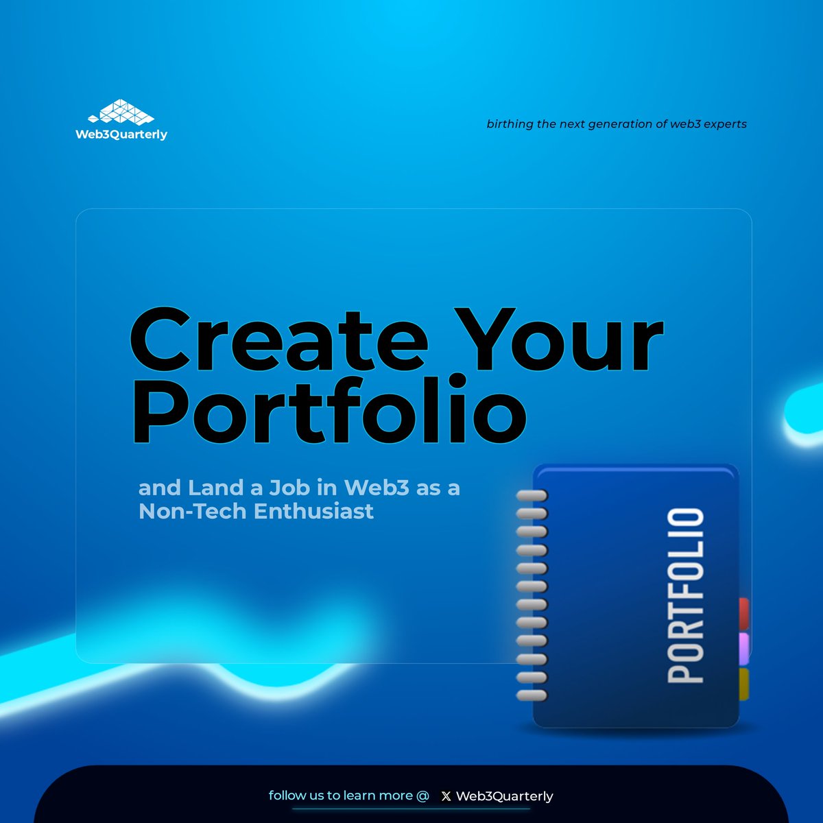 Web3Quarterly's tweet photo. How to Create Your Portfolio and Land a Job in Web3 as a Non-Tech Enthusiast

A thread

#web3 #jobsearch #web3quarterly https://t.co/GDCLo2EGCO