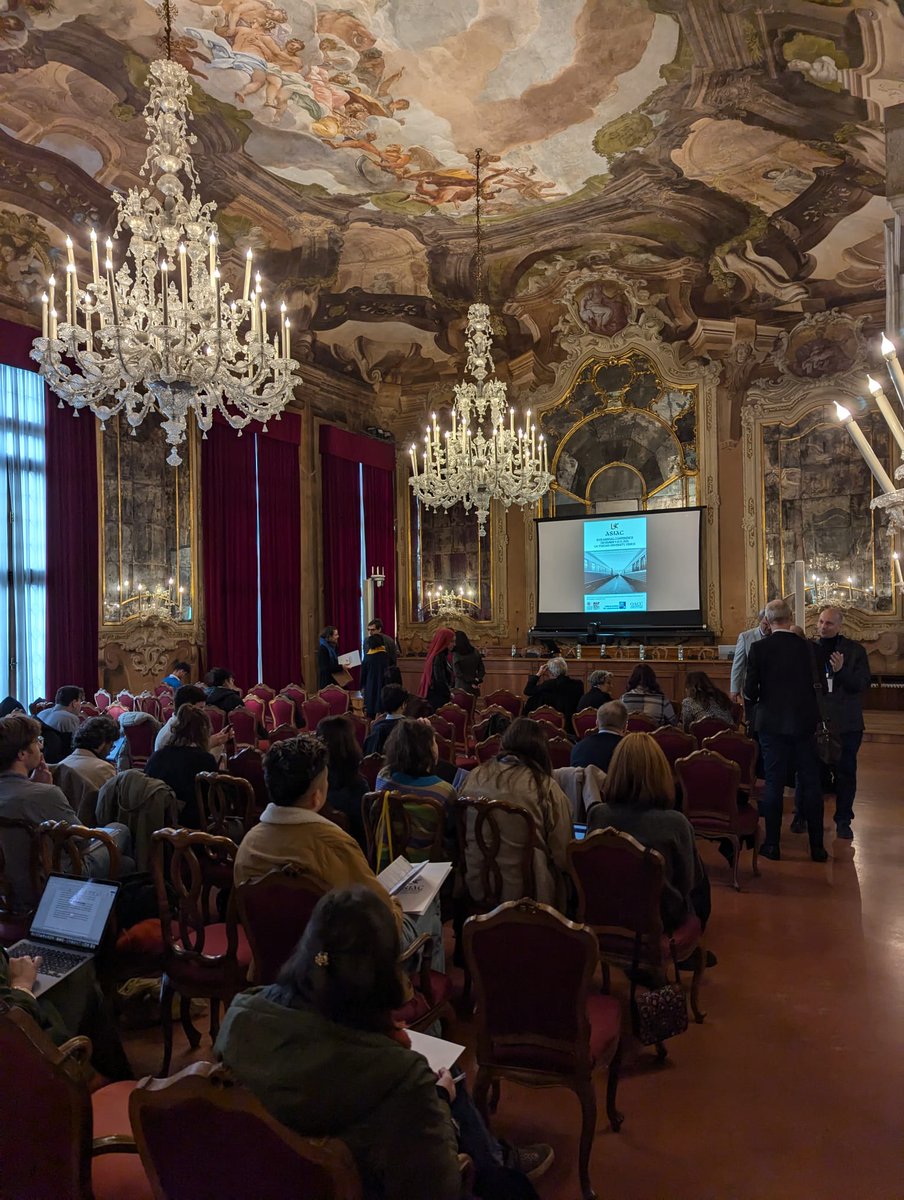 ASIACItalia's tweet photo. 🌟 ASIAC24 Conference Opening 🌟
A glimpse from the stunning #AulaMagna Silvio Trentin at Ca' Foscari University #ASIAC #CaFoscariUniversity #Venice https://t.co/C90NveBq8t