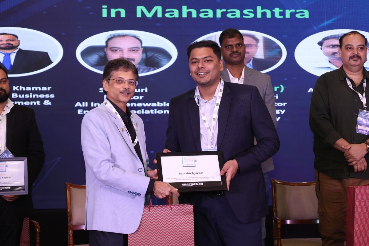 amplussolar's tweet image. As Maharashtra leads the charge in renewable energy, Amplus will continue to drive the sector's growth in the state.

#Amplus #RenewableEnergy #Sustainablity #CommercialSolar #SolarEnergy #India #DrivingEnergyTransaition #Maharashtra #Conference #Energetica #REConnectSummit