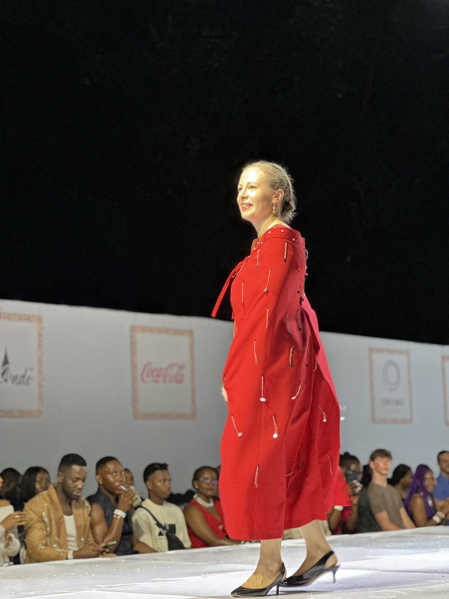 UKinTanzania's tweet photo. Commemorating Independence in style! 

Last night, Balozi @MYoungFCDO took to the @swahilifashion stage alongside other female ambassadors promoting home grown talent and sustainable fashion! 

Happy Independence Day Tanzania 🇹🇿 

#MadeInAfrica https://t.co/DM5JMc6SJg
