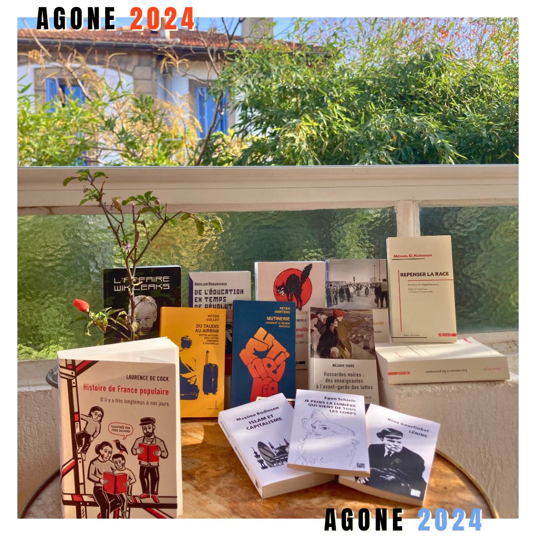 Décembre est arrivé, le froid se fait sentir et avec lui c’est déjà presque la nostalgie d’une année passée. Heureusement, le ciel est toujours bleu à Marseille ☀️💙
Les livres de l'année 2024 sont à retrouver dans vos librairies et sur notre catalogue ➡️ agone.org/livres/