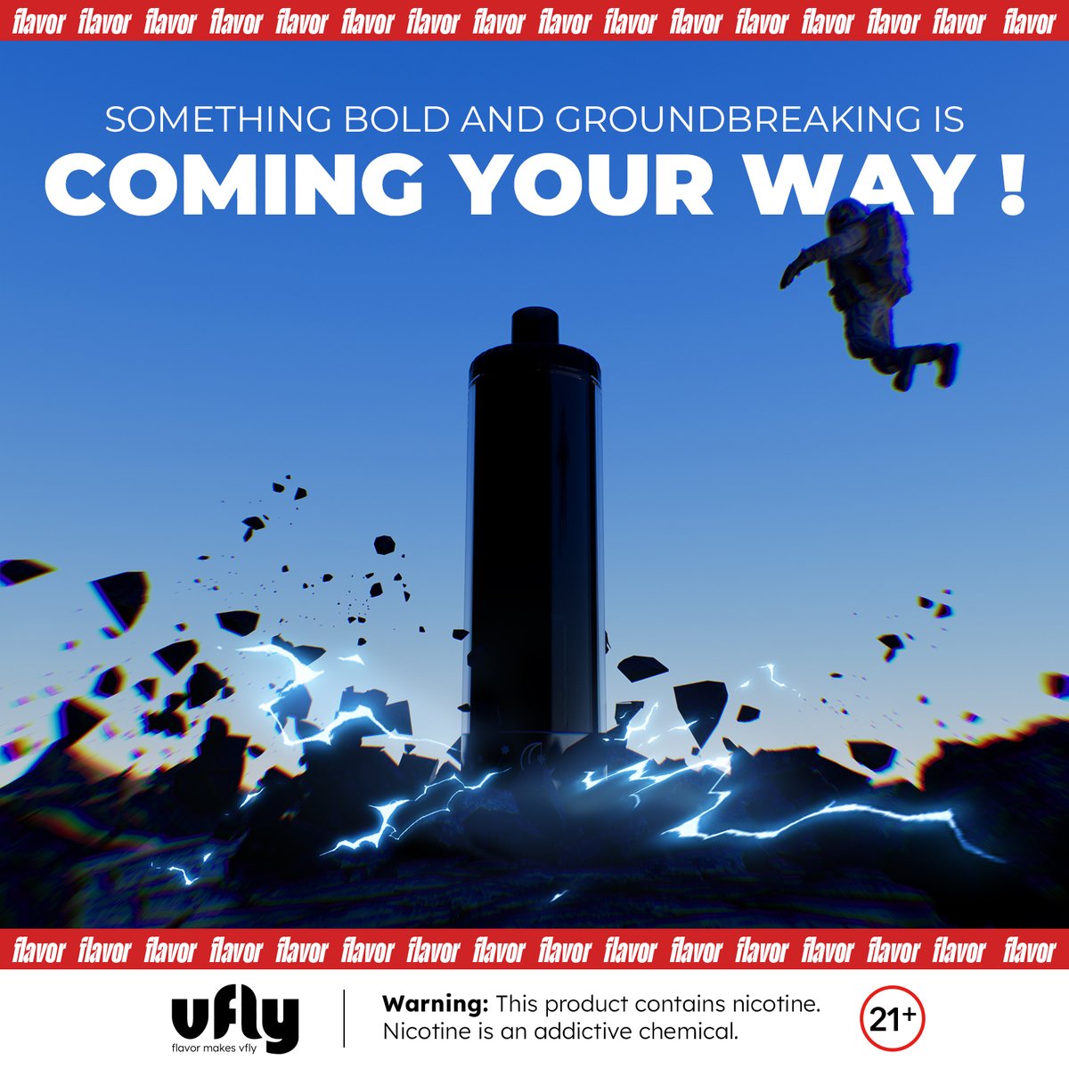 Vflyvape's tweet photo. 🎊 Something bold and groundbreaking is coming your way !🤖 💨
❗You must be 21+ #vfly #vflyflavors #flavorfuljourney #christmas #christmasdecor https://t.co/YqGCF5X6IA