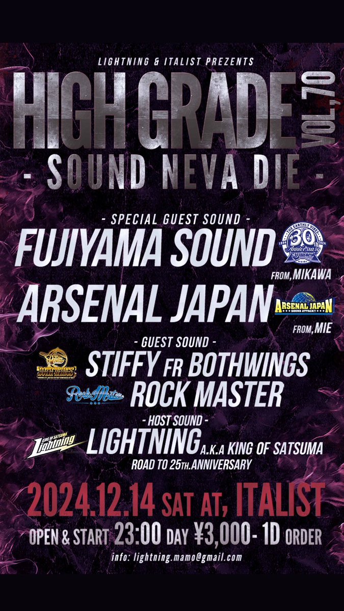 lightning_2001's tweet photo. this Saturday🔥
薩摩川内dancehall🔥🔥🔥
ワンチャン、レブナイズからの鹿児島レゲエ忘年会も考えてるぞ‼️
2024年今年最後の薩摩川内でのダンス！！
面子も間違いないんで鹿児島のレゲエ好きの皆さんお待ちしております♪
#09reggae
#鹿児島レゲエ https://t.co/DbRJt2E51C