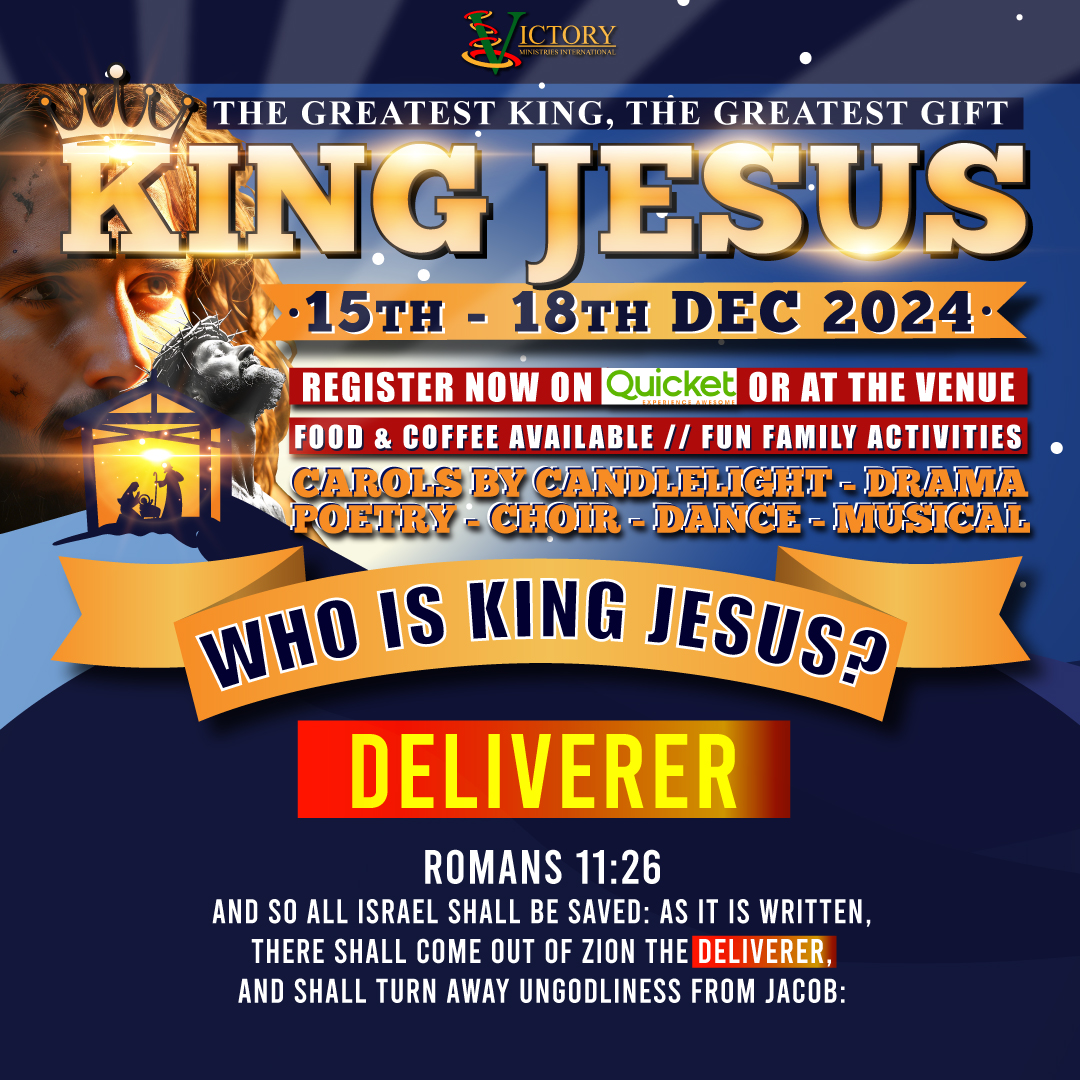 𝐖𝐇𝐎 𝐈𝐒 𝐊𝐈𝐍𝐆 𝐉𝐄𝐒𝐔𝐒?
🔥 𝐃𝐄𝐋𝐈𝐕𝐄𝐑𝐄𝐑

📖 𝐑𝐨𝐦𝐚𝐧𝐬 𝟏𝟏:𝟐𝟔
"And so all Israel shall be saved: as it is written,
There shall come out of Zion the Deliverer,
and shall turn away ungodliness from Jacob:"