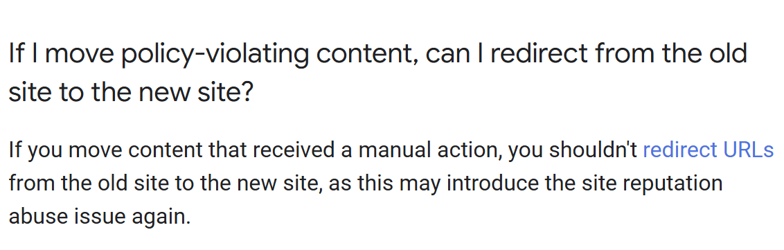 Interesting Google algo insight in their new SRA FAQs 👀