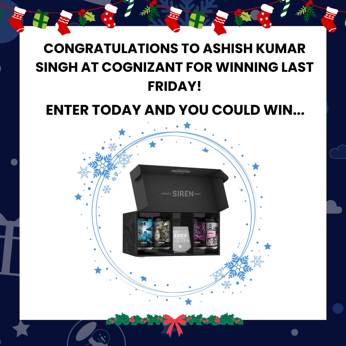 Congratulations to Ashish Kumar Singh at Cognizant for winning last Friday! 

It's a new day and another chance for two people to win! 

Who will be today's lucky winner? 🍀

Open Door 6 and find out! 

virtualdcs.co.uk/countdown-door…