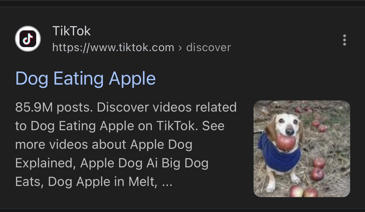 KracksCrypto's tweet image. $apple @ $17m mc with 85m posts on tiktok

#maturing is realizing @ $25k mc with 82m views on tiktok

Repricing imminent 

HpTScGHA2m6ieb5xybQXbumYAGssDmtWqBiEXxczpump