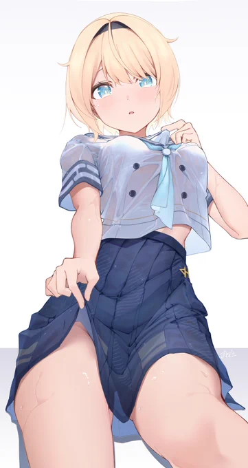 「濡れちゃったでござる……」