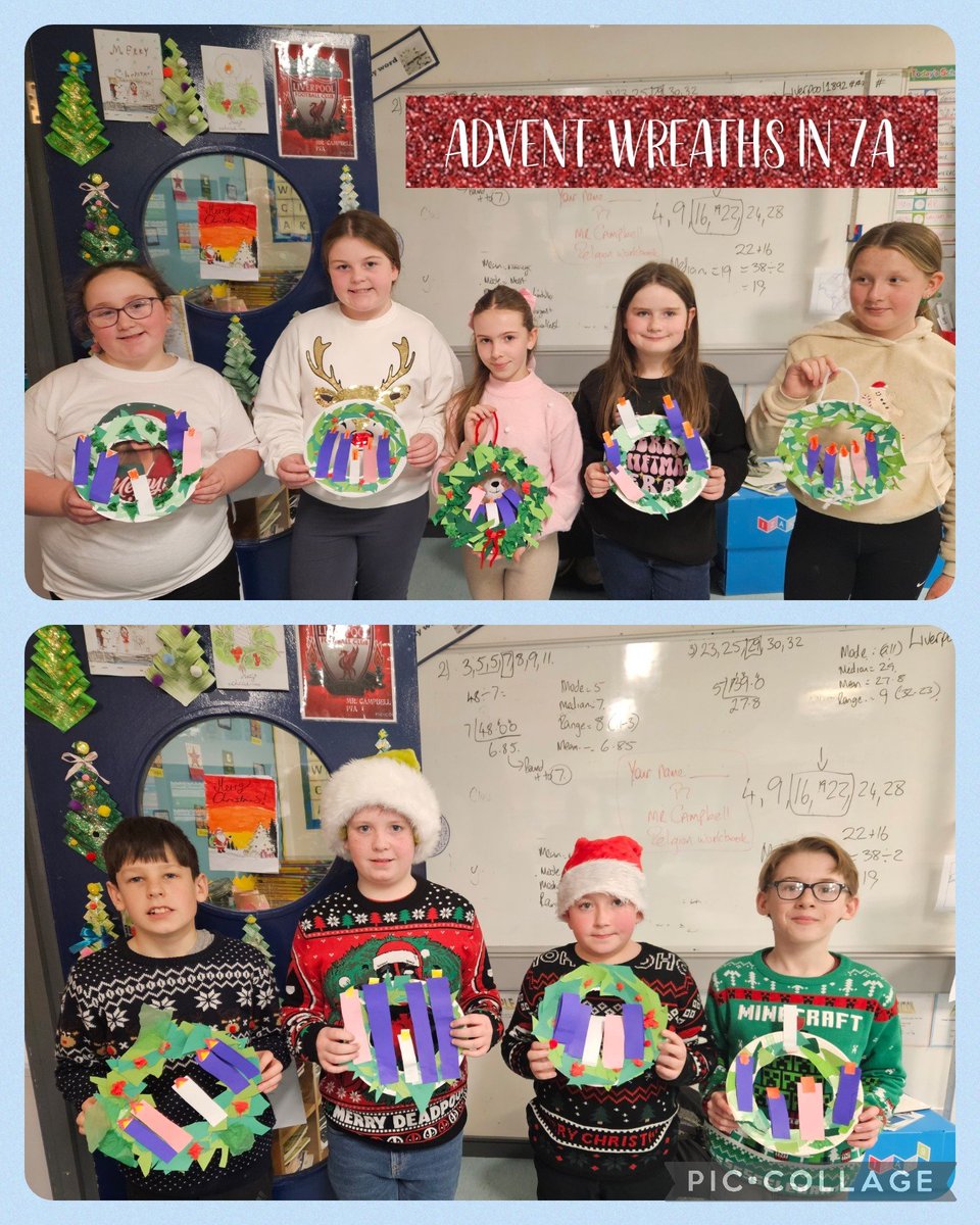 ctrps1's tweet image. 🎄✨ Exciting times in Mr. Campbell's P7 class! The children are getting into the festive spirit by making beautiful Christmas wreaths. Creativity is in full bloom! 🌟 #ChristmasCrafts #P7Class #HolidayCheer 🎅🛠️