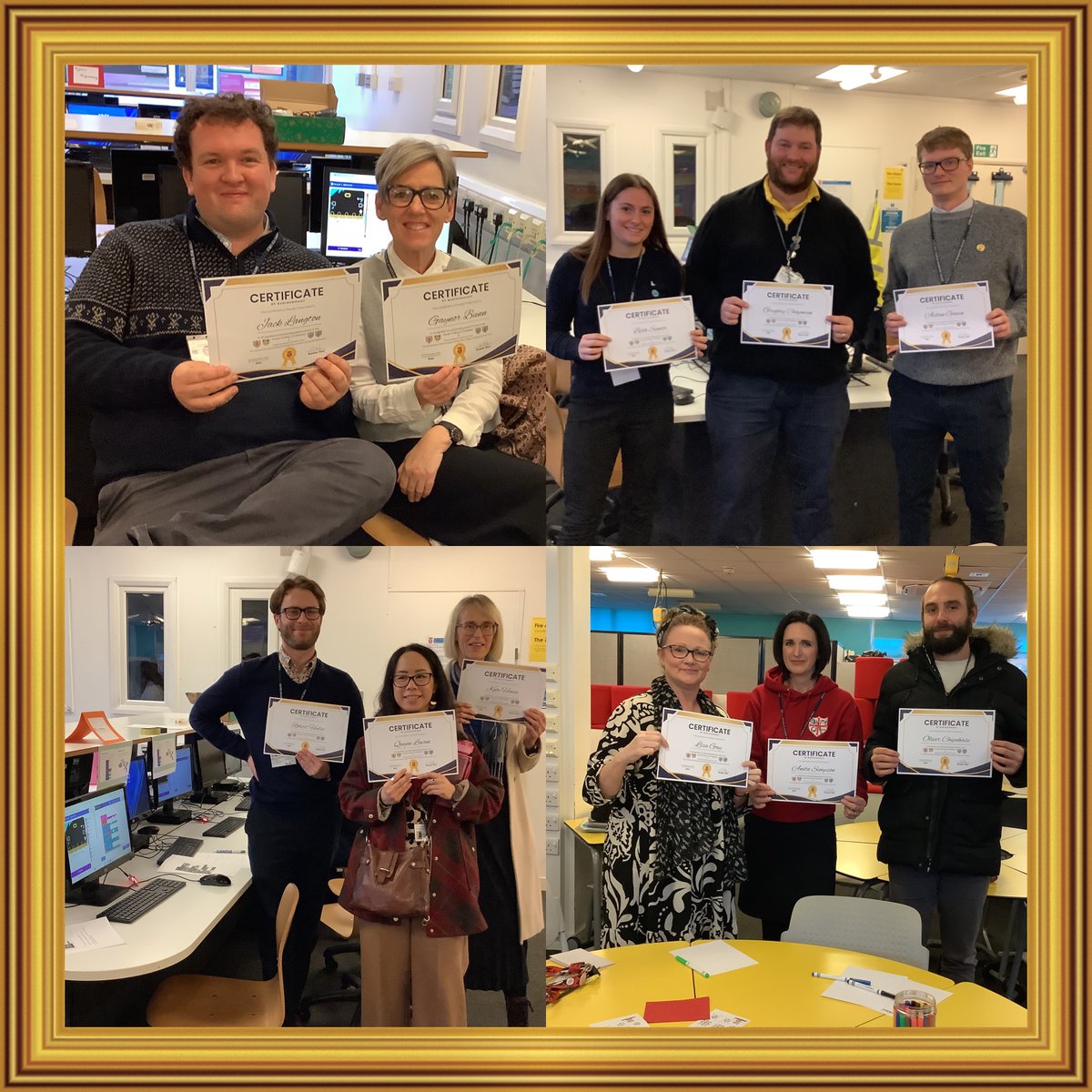 DGGS_Info's tweet image. To celebrate #CSEdWeek, A-Level students hosted an exciting House Competition - Teach a Teacher to Code! 🎉 Staff had great fun competing across houses, whilst students loved teaching their teachers. Huge congrats to Stephen House for winning the competition! 🏆 #codingisfun