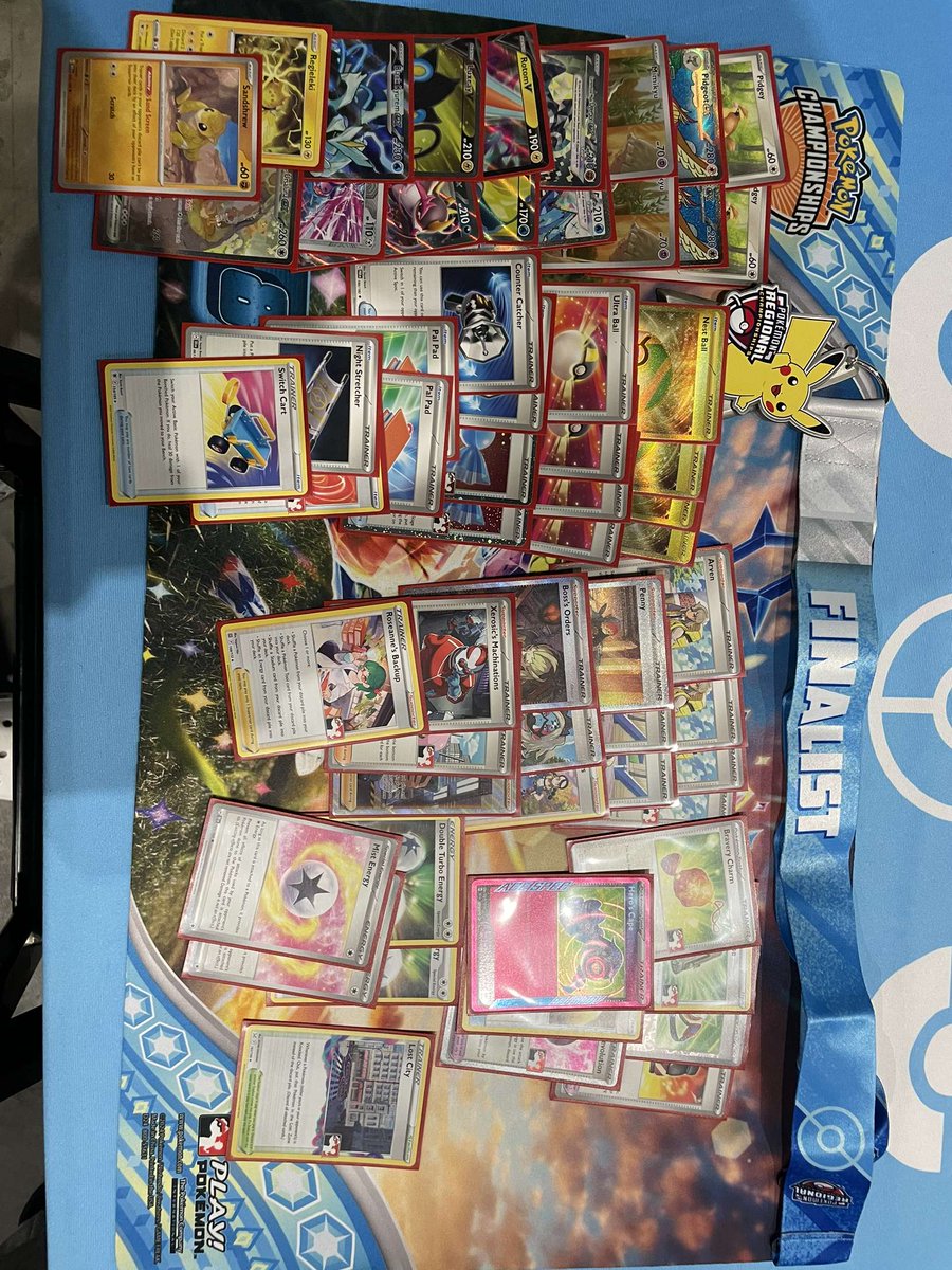 Perth Pokemon Regionals 
seniors 2nd place
+325 cp
7-1-2