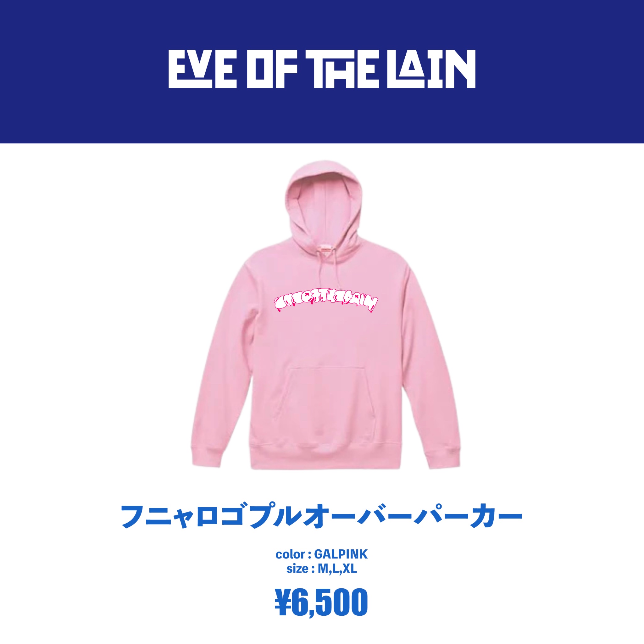 EVE OF THE LAIN スウェット　パーカー EVE OF THE LAIN スウェットパーカー