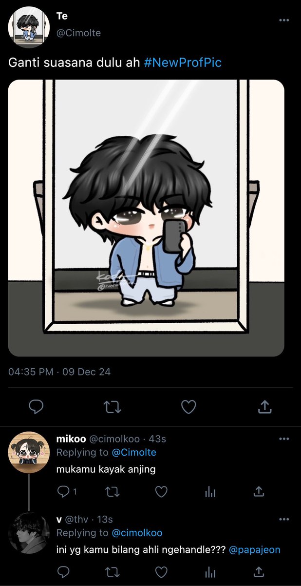 kookakoolaa's tweet photo. cimolkoo onetweet - mikoo belajar memuji https://t.co/5hwGlTildj