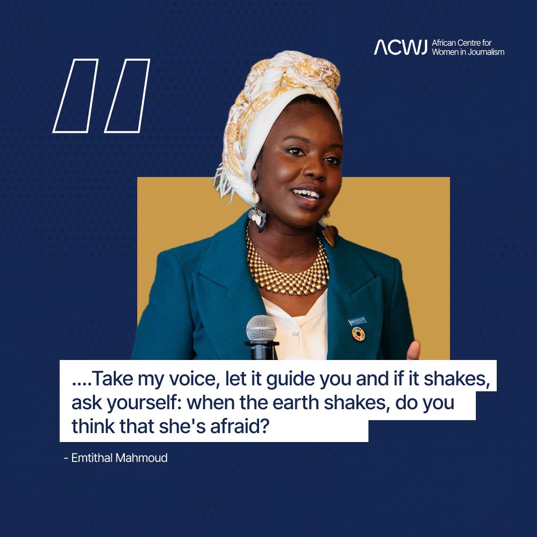 africancwj's tweet photo. "We do this everyday, make a good thing of nothing, be the strong ones, be okay, even when we're not. But today, we're more than okay, we are women. So take my strength, I've got plenty..."

Your voice carries truth that makes power tremble. 
Stand firm. Speak loud.

#ACWJ https://t.co/qvLokos69l