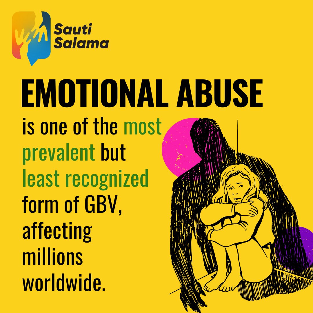 Emotional abuse is so common, yet it’s often brushed aside or misunderstood. It affects millions, leaving scars that aren’t always visible. During these #16DaysOfActivism, let’s talk about it, learn to spot the signs, and stand up for those who might feel unseen. 
#EndGBV