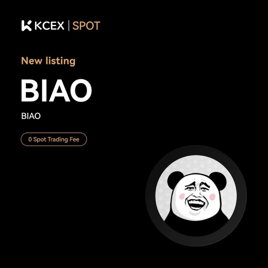 $BIAO to be listed for Spot Trading on <a href="/KCEX_Official/">KCEX</a> 🐼