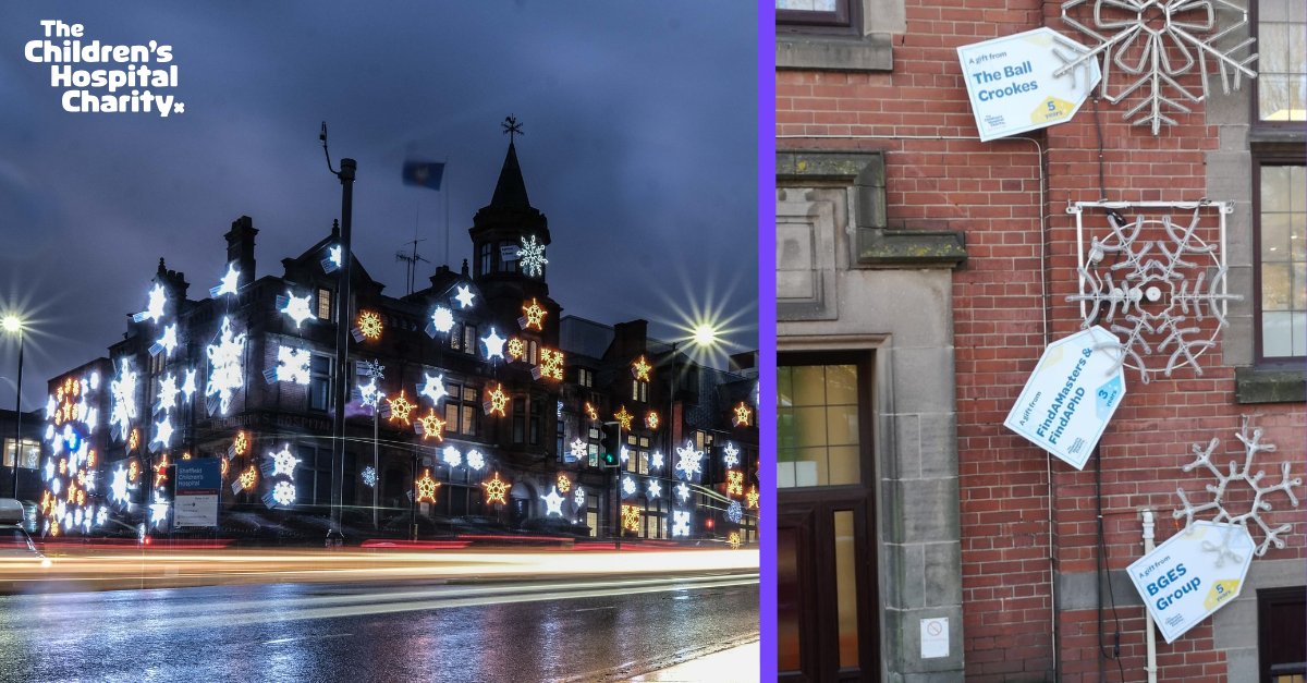 This year FindAUniversity are proud to support The Children’s Hospital Charity again by sponsoring a snowflake for 2024.This year marks the 20th anniversary of the snowflake display at Sheffield Children’s Hospital. Since 2004, this initiative has raised over £2.5 million 🏥
