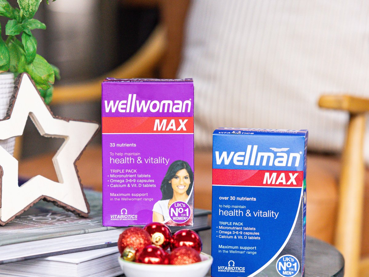 vitabiotics's tweet photo. Give the gift of health this Christmas ❤️
Show your loved ones you care by supporting their wellness with a multivitamin - there's something for everyone!
#Wellwoman Max and #Wellman Max contain calcium and vitamin D which contribute to the maintenance of normal bones. https://t.co/gxBD3rY6Y5