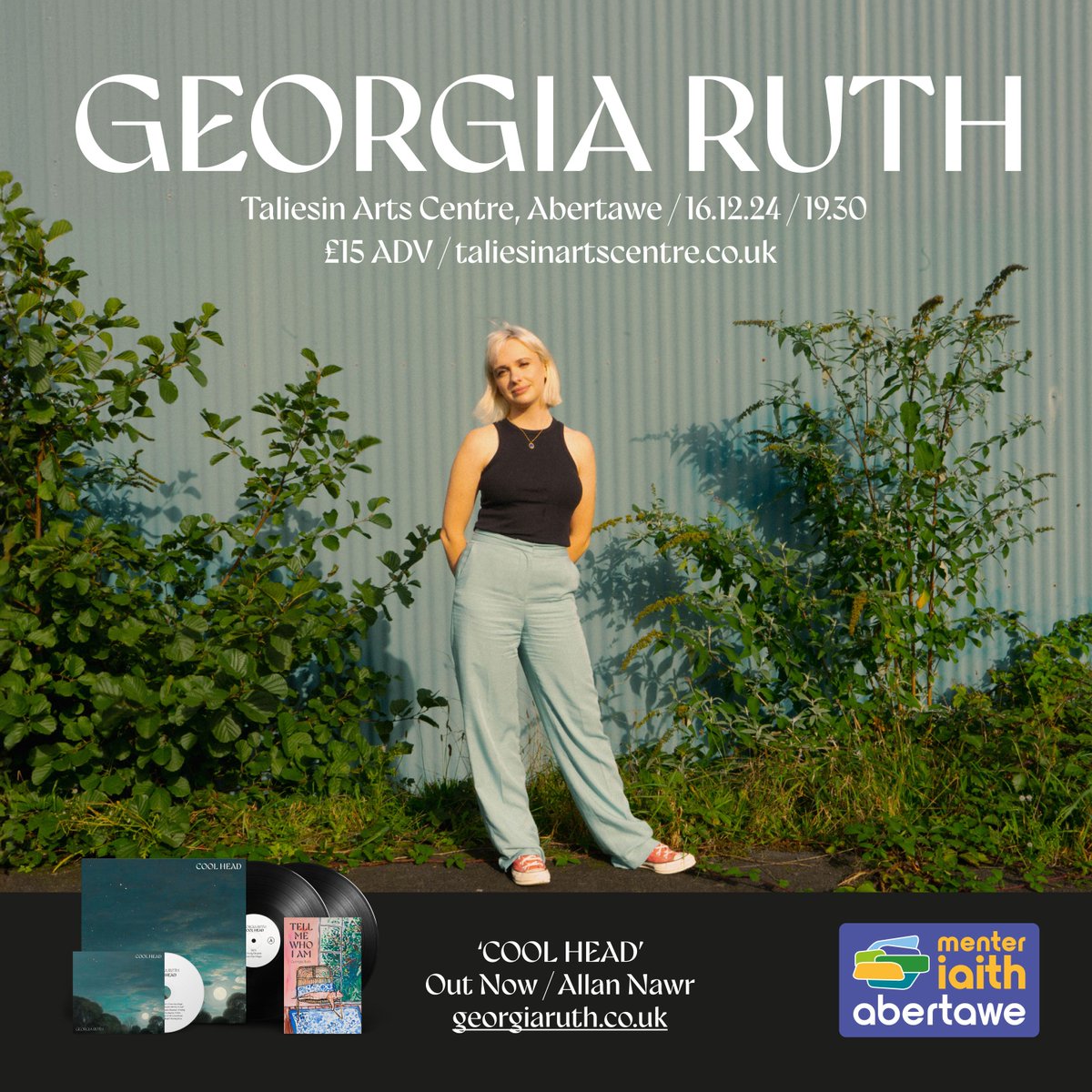 Menter Iaith Abertawe (@menterabertawe) on Twitter photo <a href="/georgiaruth/">Georgia Ruth</a> <a href="/TaliesinSwansea/">Taliesin Arts Centre</a> <a href="/SwanseaMusicHub/">Swansea Music Hub</a> ๐๐๐๐๐๐๐ ๐ ๐๐๐๐ฟ! ๐๐๐๐ ๐๐๐๐!
Still time to grab your tickets for <a href="/georgiaruth/">Georgia Ruth</a>'s special full band show at <a href="/taliesinswansea/">Taliesin Arts Centre</a> next week!
Last gig of 2024, come see out the year in style โจ
๐๏ธ ยฃ15 / concessions ยฃ10 โก๏ธ buff.ly/4hSWR10
<a href="/swanseamusichub/">Swansea Music Hub</a> <a href="/georgiaruth/">Georgia Ruth</a> <a href="/TaliesinSwansea/">Taliesin Arts Centre</a> <a href="/SwanseaMusicHub/">Swansea Music Hub</a> ๐๐๐๐๐๐๐ ๐ ๐๐๐๐ฟ! ๐๐๐๐ ๐๐๐๐!
Still time to grab your tickets for <a href="/georgiaruth/">Georgia Ruth</a>'s special full band show at <a href="/taliesinswansea/">Taliesin Arts Centre</a> next week!
Last gig of 2024, come see out the year in style โจ
๐๏ธ ยฃ15 / concessions ยฃ10 โก๏ธ buff.ly/4hSWR10
<a href="/swanseamusichub/">Swansea Music Hub</a>