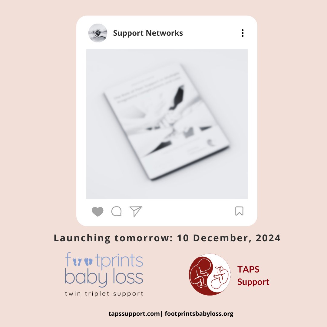 tapssupport's tweet photo. TAPS Support and @footprintsbl have been working on something exciting that we can’t wait to share. This new resource is designed to provide essential information for providers & communities, making it easier to access the guidance they need. Launches tomorrow!
#MultipleBirths https://t.co/ifYuSIFe7t