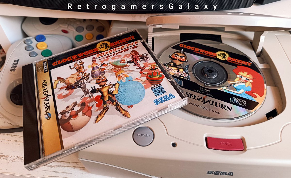 retrogamgalaxy's tweet image. Felicidades!! :)
#SegaSaturn30Aniversario, #ClockworkKnight, #TeamAquila, #Sega, #SegaSaturn