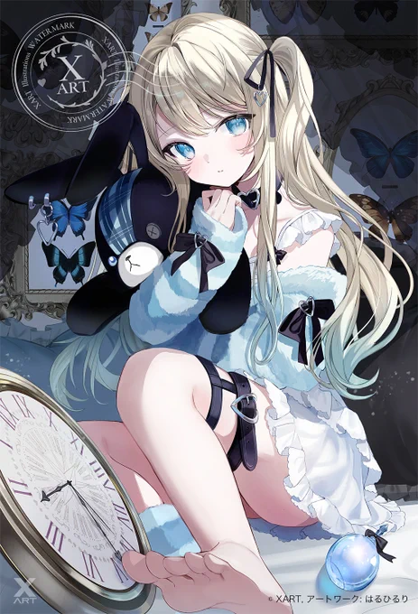 バタフライエフェクトillustration by はるひるり(#haruhiruri)#光る美少女展2024 