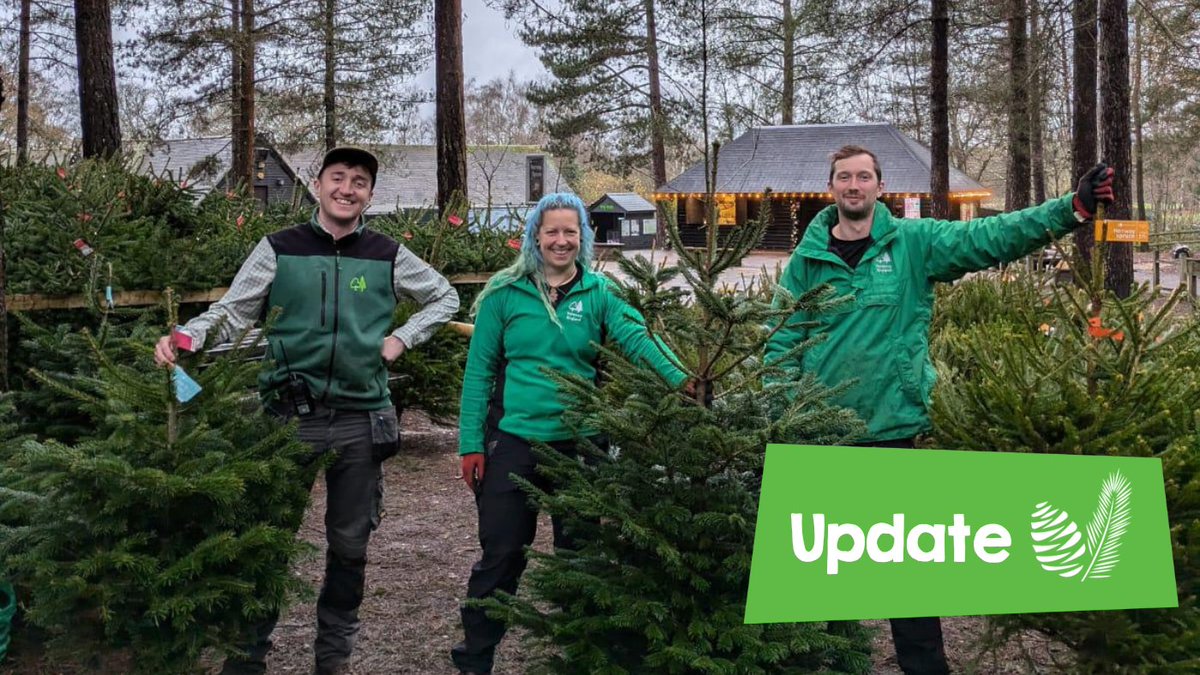 We have re-opened ✨

Our rangers have been busy checking paths and are happy that the park and forest is safe for visitors 🌲

The Christmas tree team have been getting the shop ready for you to choose your perfect tree 🎄🎅

Thank you for your understanding 💚