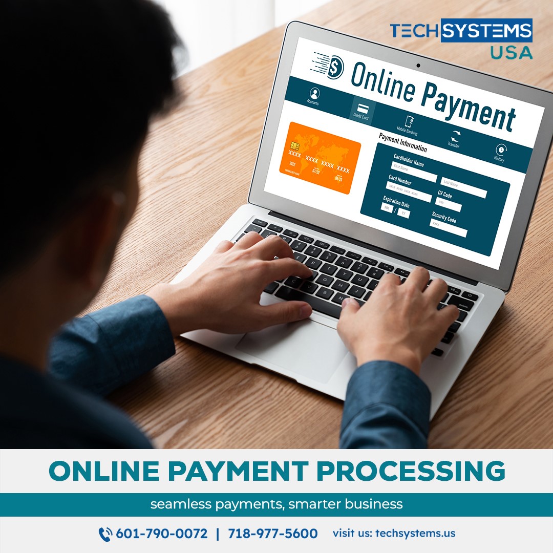 TechsystemsUSA's tweet image. Simplify transactions with Tech Systems USA’s Online Payment Processing! From credit cards to ACH, we make it easy for your customers to pay. Reliable and fully integrated with your business systems, our solutions help u grow effortlessly. bit.ly/4a6MyBn 
#TechSystemsUSA