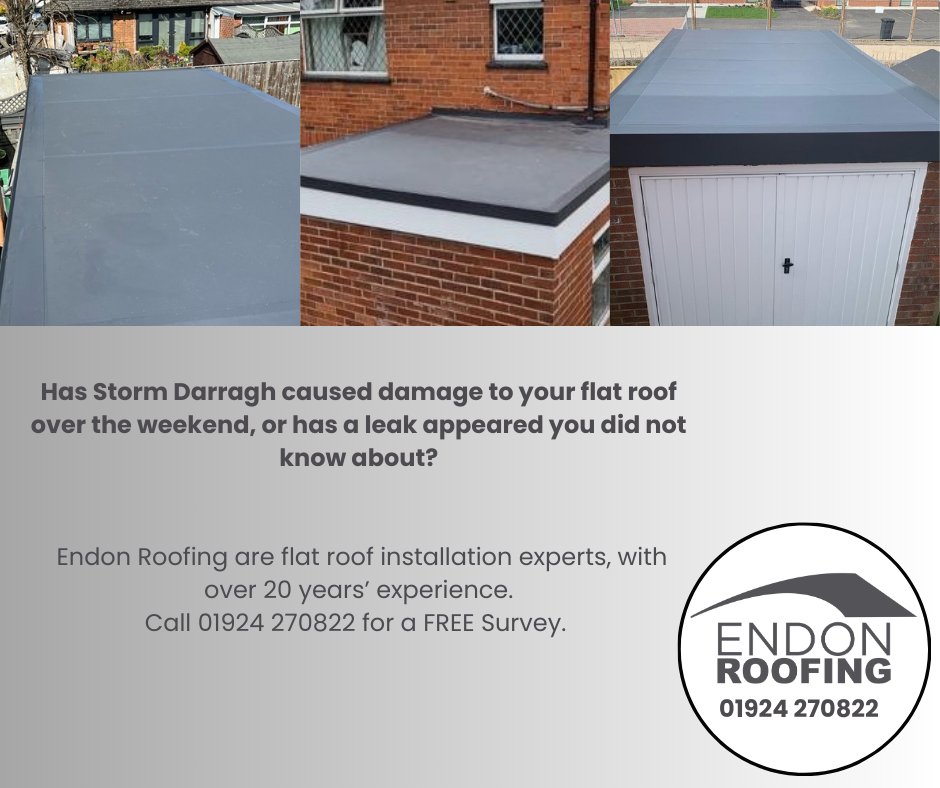 CONTACT US
CALL: 01924 270822
EMAIL: estimating@endonroofing.com
VISIT: endonroofing.com
#flatroof #roofing #roof#greenroof #roofer #roofingcontractor #roofingcontractors #roofers #construction #newroof #roofingcompany #rooftop #contractor  #roofinstallation #singleply