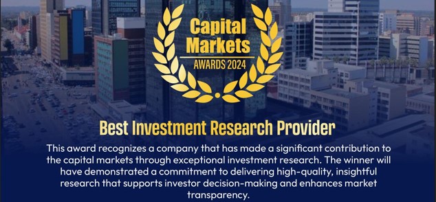 Capital Markets Association of Zimbabwe (@cmaz_zw) on Twitter photo Best Investment Research Provider
Winner
#Morgan&Co
1st Runner Up
<a href="/IH_Group/">Inter-Horizon Group</a> Research
2nd Runner Up
#FBCSecurities Best Investment Research Provider
Winner
#Morgan&Co
1st Runner Up
<a href="/IH_Group/">Inter-Horizon Group</a> Research
2nd Runner Up
#FBCSecurities