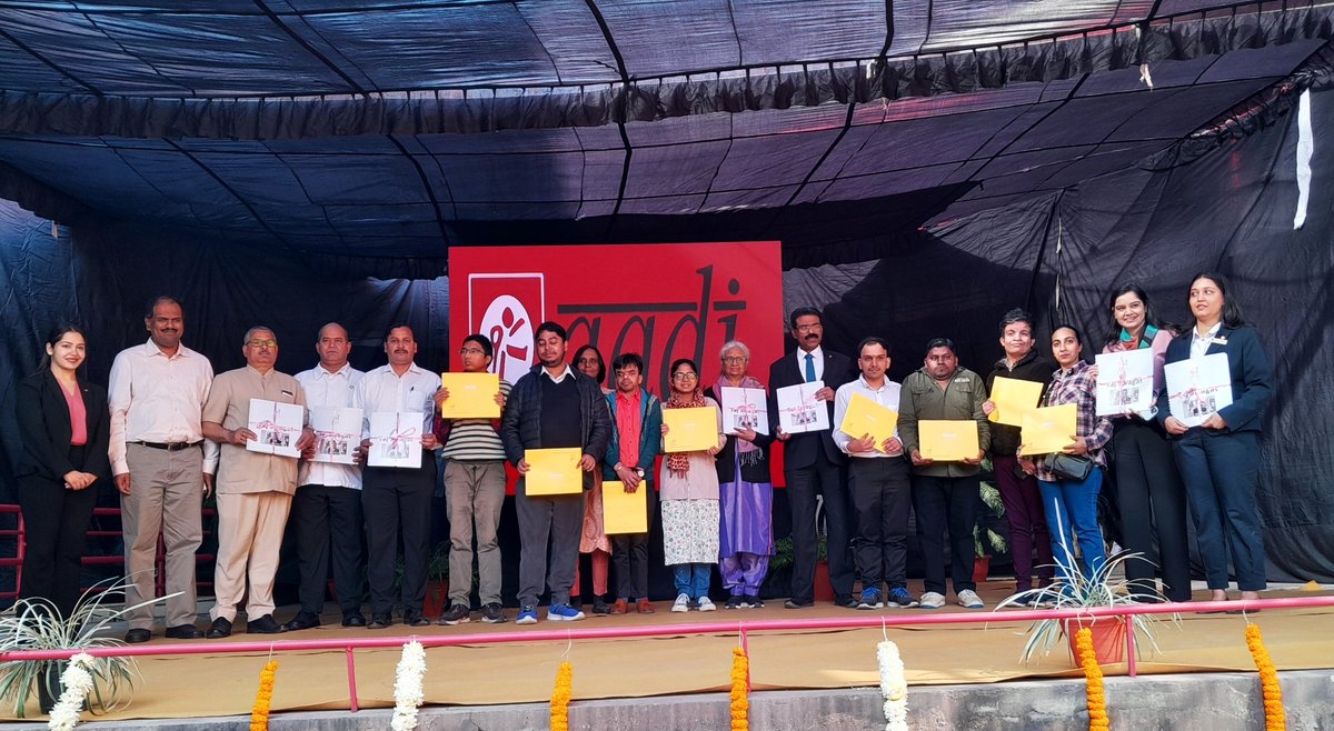 India_AADI's tweet photo. AADI celebrated an important milestone in the week of International Day of Persons with Disabilities. AADI's partner, Taj Mansingh Hotel, presented offer letters to some youth with disabilities who have been part of an induction process initiated by the leading chain of hotels. https://t.co/GUnOD0Xjx9