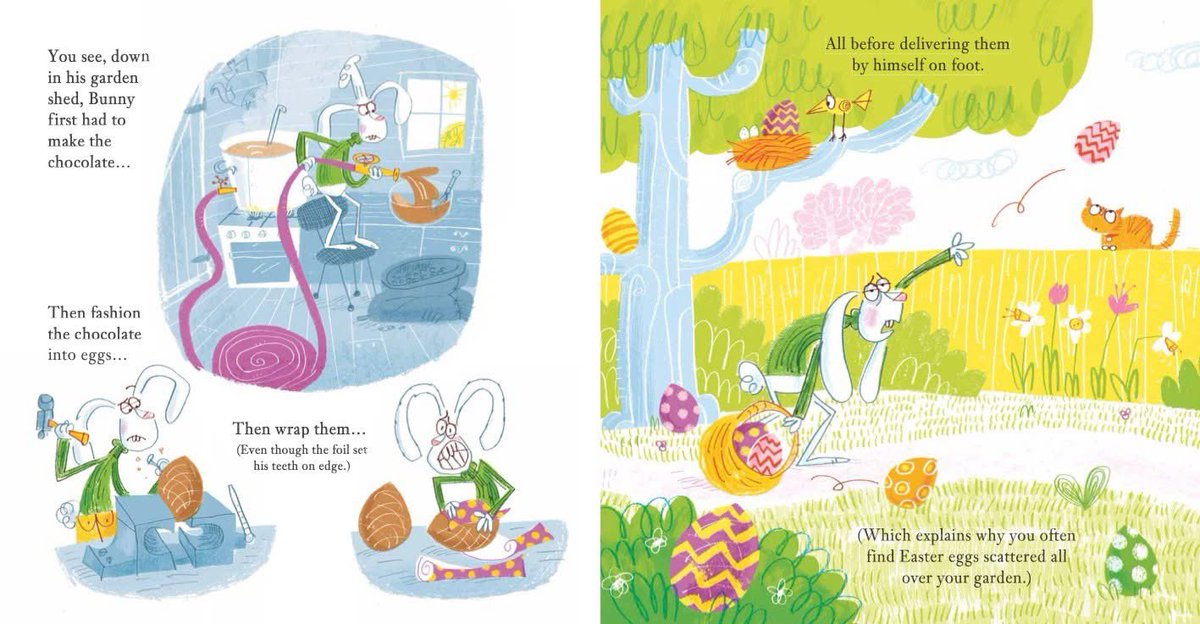FredBlunt's tweet photo. It’s nearly Christmas folks, which means it’s time for me to bang on about my Christmas book once more! Santa Clause Vs The Easter Bunny has been out 6 years now, which seems nuts! It was a @sundaytimes book of the year 2018 and still one of my favourites 😊Merry Christmas 🎄 https://t.co/QVIINma9x8