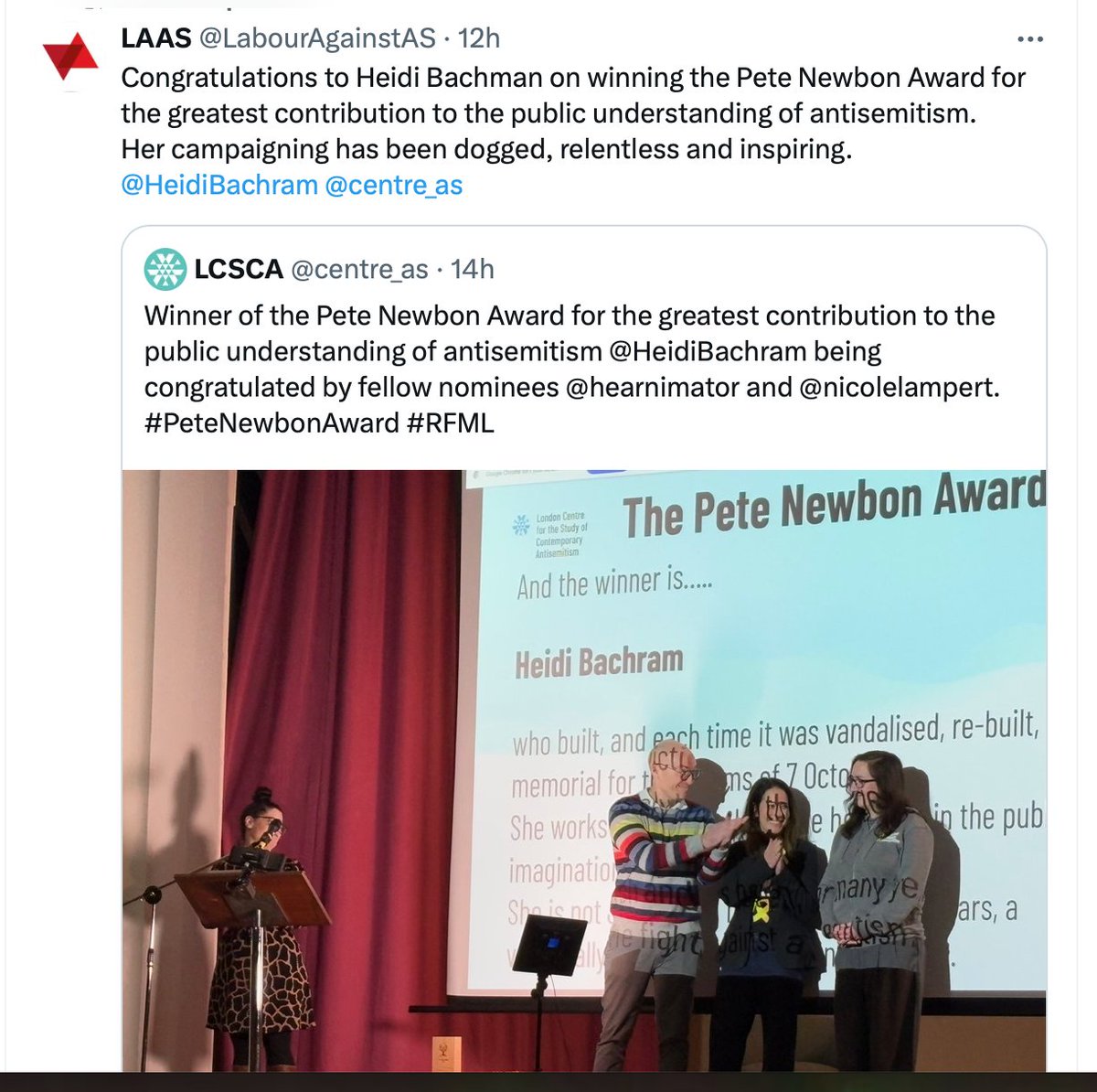 simonmaginn's tweet photo. Here's award-winning Heidi Bachram doing #friendsgate.
Have an #ItWasAScam Award too, Heidi.
You've earned it.
๐ https://t.co/aX9SA1C4YJ