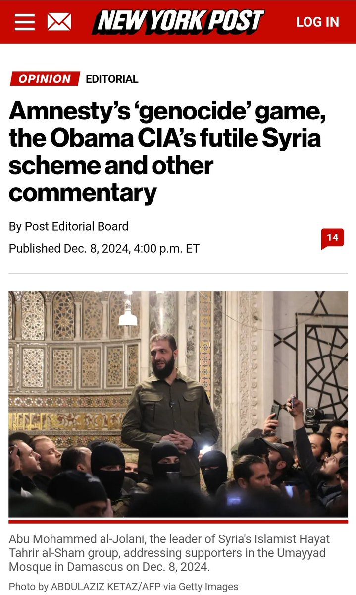 TifaniesweTs's tweet photo. From 2013 to 2017 #ObamaCIA spent over $1 billion trying to strengthen ‘moderate rebels’ against Assad,anti-American extremists but Abu Mohammed al-Jolani, former head Al Qaeda Syria” is now accomplishing in a week what CIA tried/failed to do for years

https://t.co/JT3NH4OYJJ https://t.co/OMUKQ1uxfX