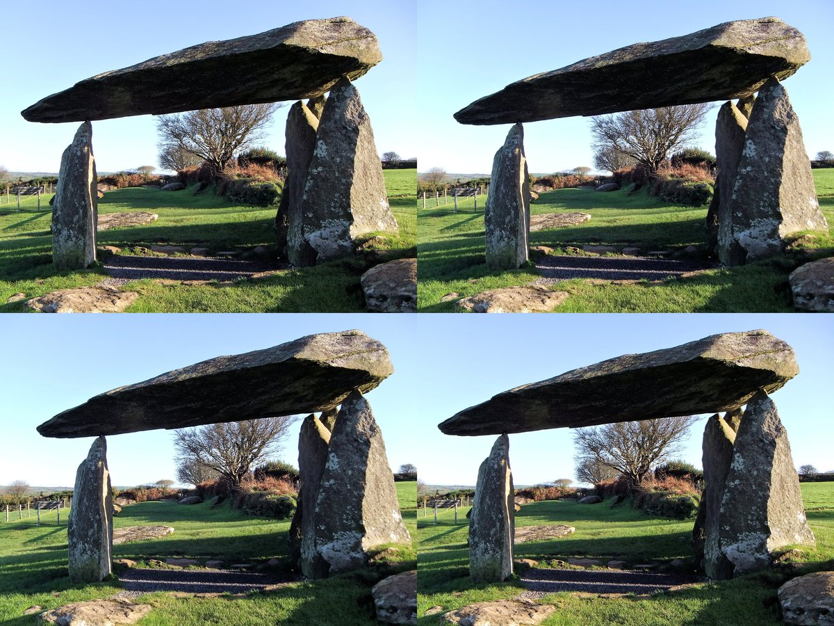 Parth3D's tweet photo. If you like your stones old, and no I don't mean Mick Jagger, you'll love Pentre Ivan burial chamber site in west Wales - possibly built by aliens but probably not - go there now and get some neolithic Satisfaction 😁
#3D #stereoscopic #cafw #aliens https://t.co/FhYiaJLmDx