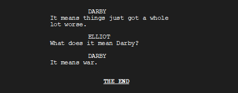 JoshTFox__'s tweet photo. By no means is this script perfect, but by God, it feels good to be writing "THE END" on a new script again.
'A game hunter is drawn to the booming Colorado Gold Rush in the promise of a new life, but instead finds a new violent purpose."
#TheTendernessOfWolves https://t.co/o5SXWmToJa