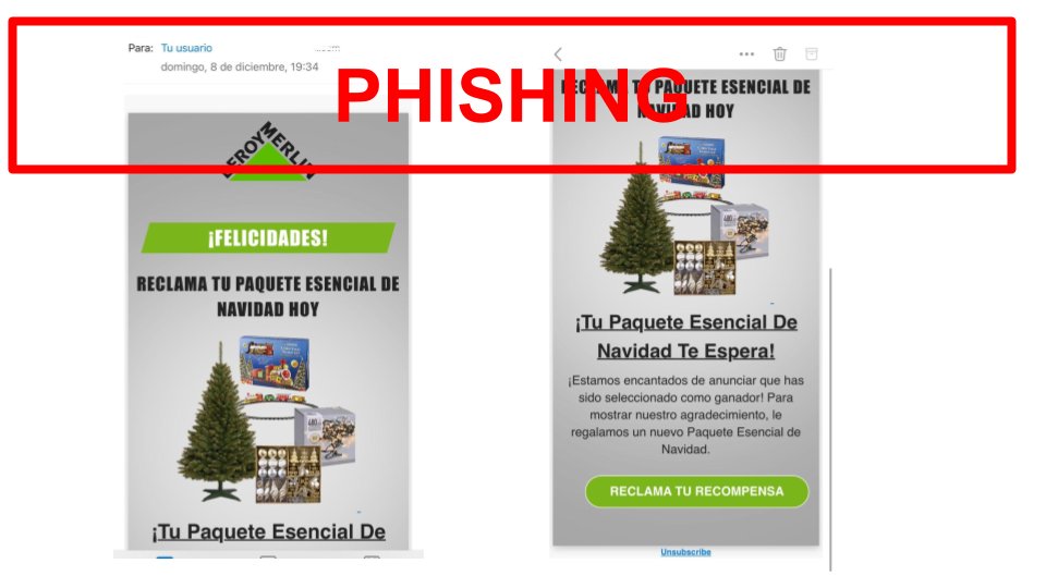 leroymerlin_es (@leroymerlin_es) on Twitter photo ALERTA FRAUDE #LeroyMerlin quiere manifestar que no está realizando ninguna comunicación de este tipo a través de email ni en otros canales, por lo que es totalmente ajena a este tipo de comunicaciones que están recibiendo algunos de nuestros clientes. #StopPhishing
<a href="/policia/">Policía Nacional</a> ALERTA FRAUDE #LeroyMerlin quiere manifestar que no está realizando ninguna comunicación de este tipo a través de email ni en otros canales, por lo que es totalmente ajena a este tipo de comunicaciones que están recibiendo algunos de nuestros clientes. #StopPhishing
<a href="/policia/">Policía Nacional</a>