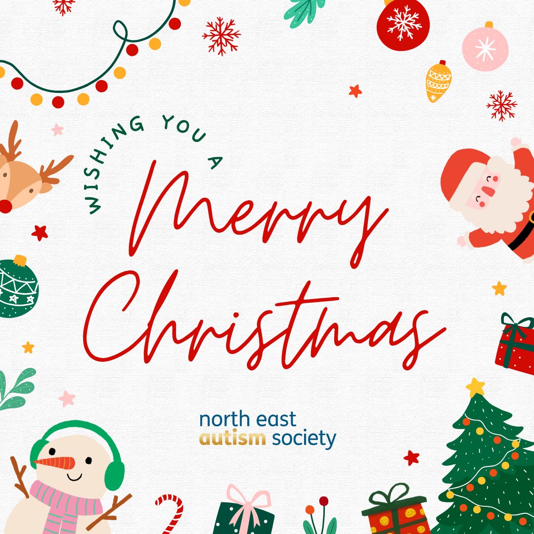 NEAutismSociety's tweet photo. It's Christmas! 🎄🎁🎅

Wishing you all a very Merry Christmas. We hope you all have a fantastic day celebrating with your loved ones.

#MerryChristmas #Christmas #Christmas2024 #AutismAcceptance #Autistic #Autism https://t.co/qtrb5Coy09